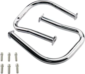 1 Pair Rear Highway Bars Saddlebag Crash Bars Engine Guards for Indian Chief Vintage Chieftain 2014-2021 Roadmaster 2015-2021 Dark Horse Springfield 2016-2021 Challenger 2020 (Chrome)