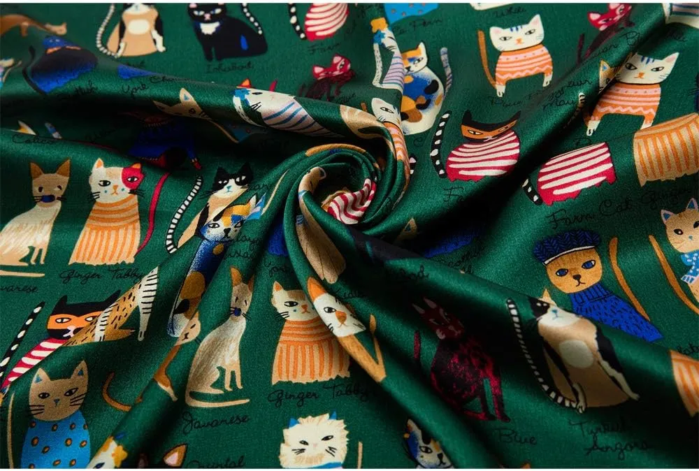 100% Mulberry Silk Scarf Square Hair Scarves Fashion Pattern Neck Scarfs for Women
