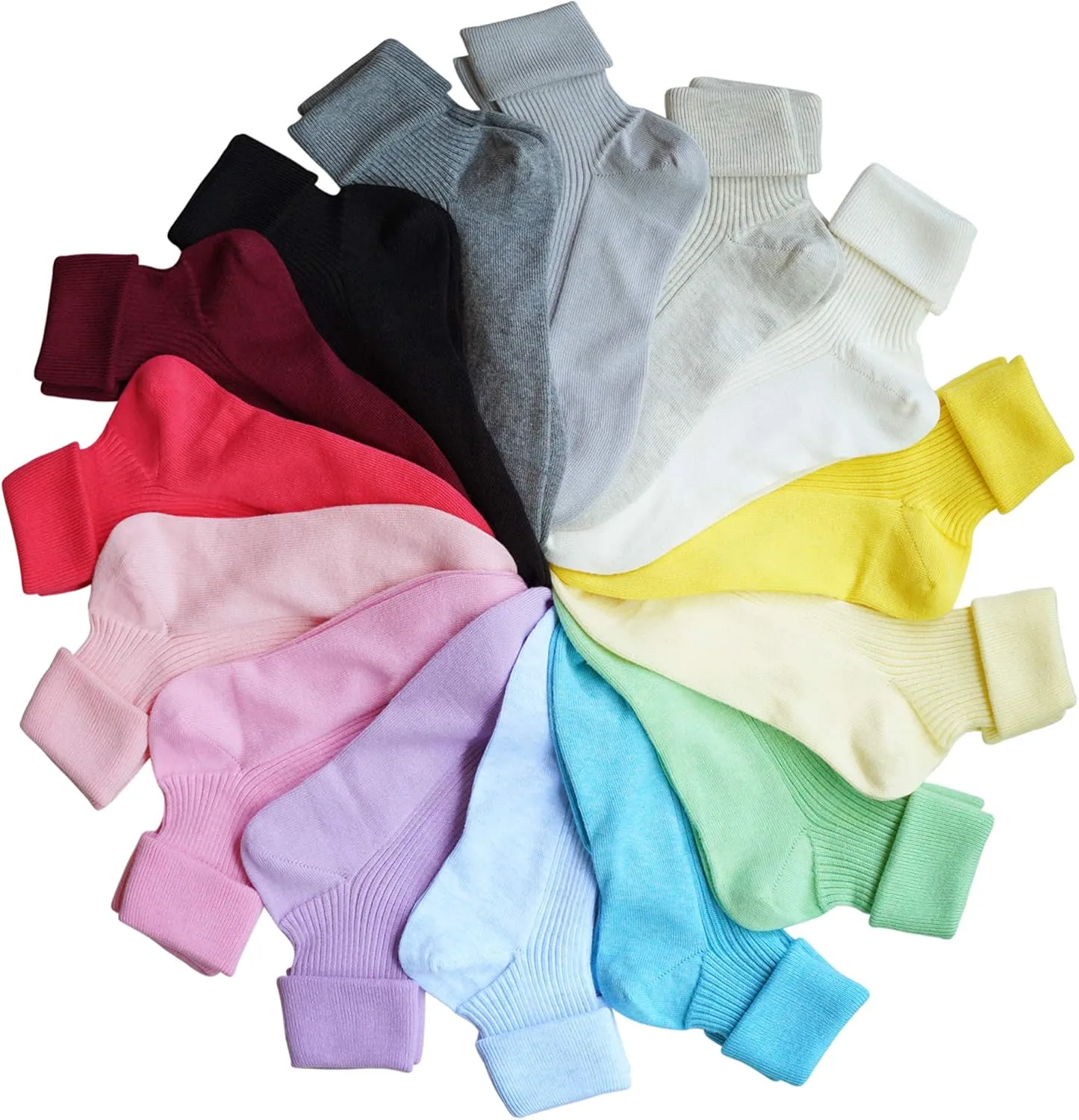 100% Organic Cotton Luxury Women's Socks 3-Pack. Made in Italy.