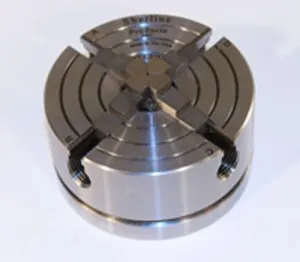 1032 - ER-16 4-Jaw Independent Chuck, Includes Hex Key, Steel, 3.1 Inches, Compatible with Lathe & Milling Machine