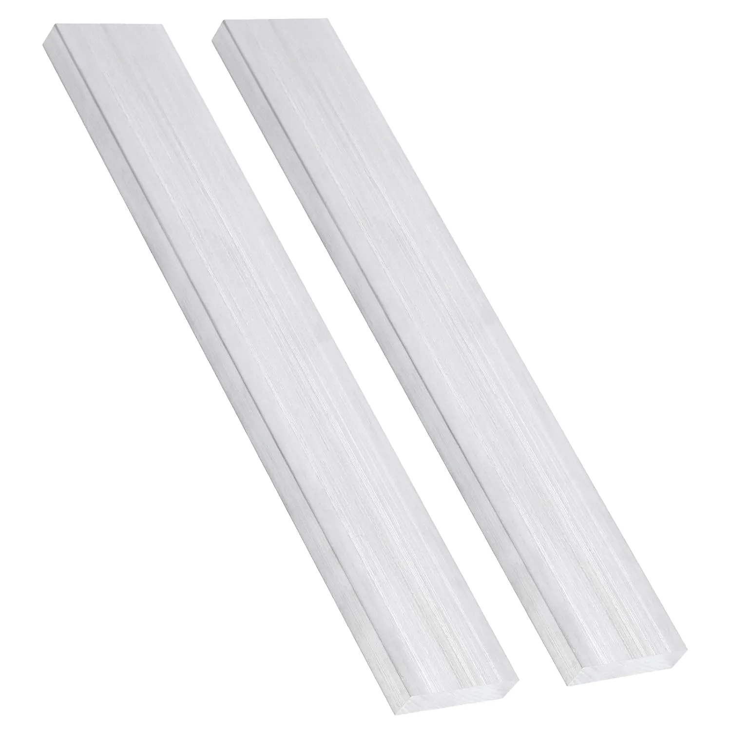 2 Pieces 1/2" (12mm) X 2"(50mm) Square Aluminum Flat BAR 12"(305mm) Long 6061 General Purpose Plate,T6511 Solid New Mill Stock