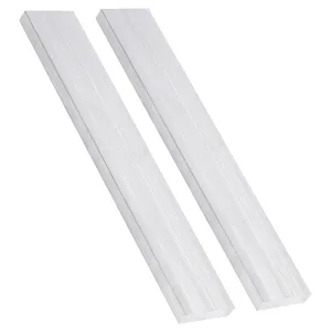 2 Pieces 1/2" (12mm) X 2"(50mm) Square Aluminum Flat BAR 12"(305mm) Long 6061 General Purpose Plate,T6511 Solid New Mill Stock