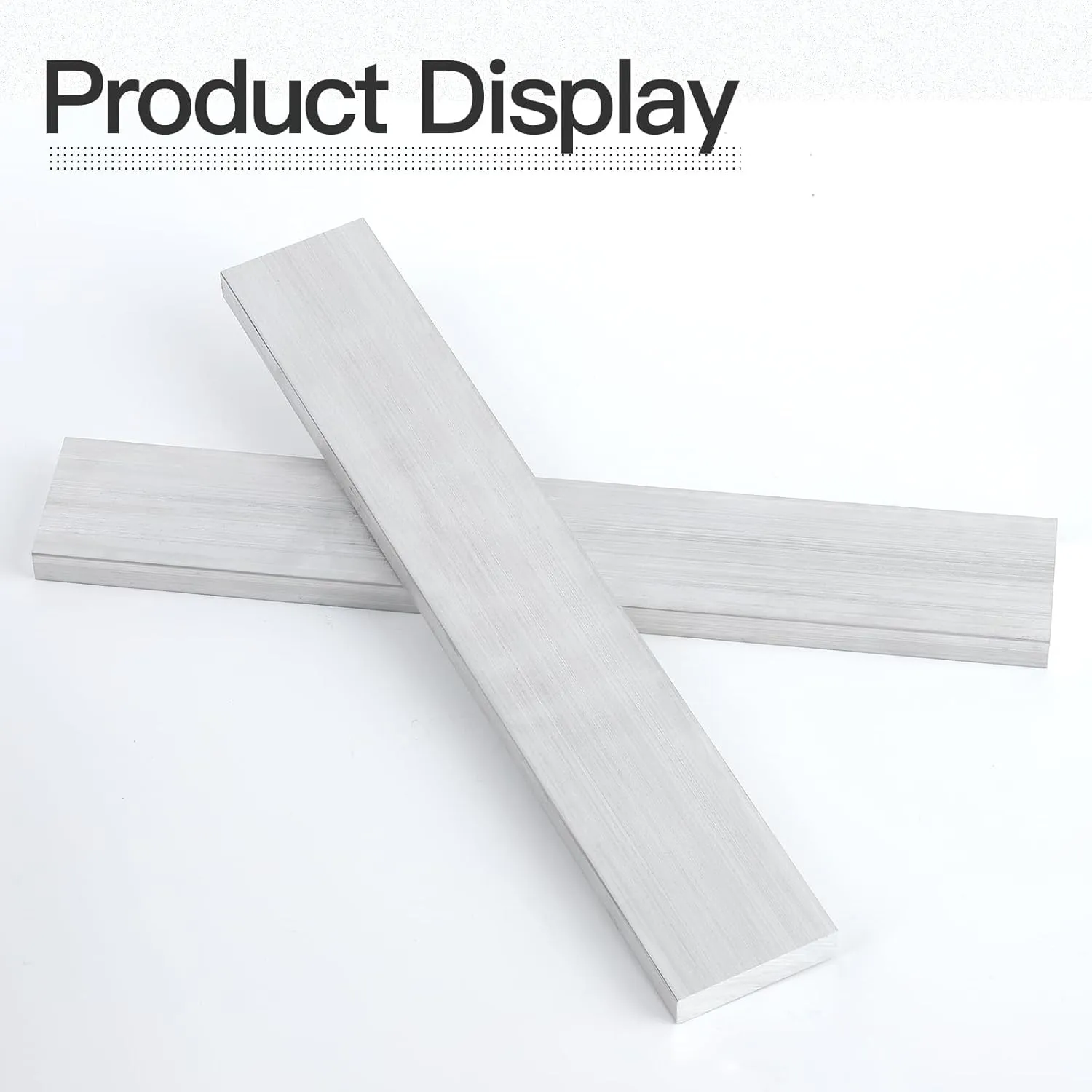 2 Pieces 1/2" (12mm) X 2"(50mm) Square Aluminum Flat BAR 12"(305mm) Long 6061 General Purpose Plate,T6511 Solid New Mill Stock