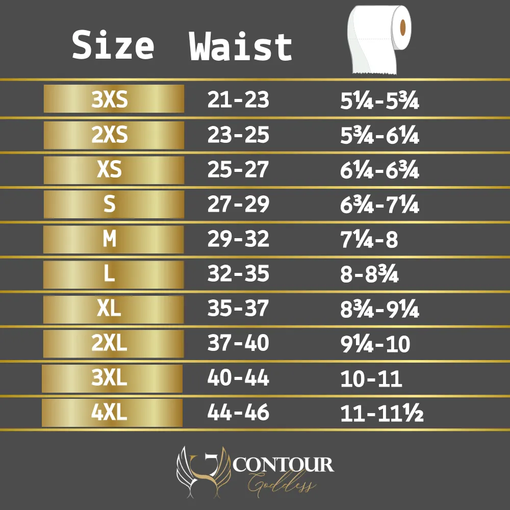 2053 Hourglass Zipper Waist Trainer