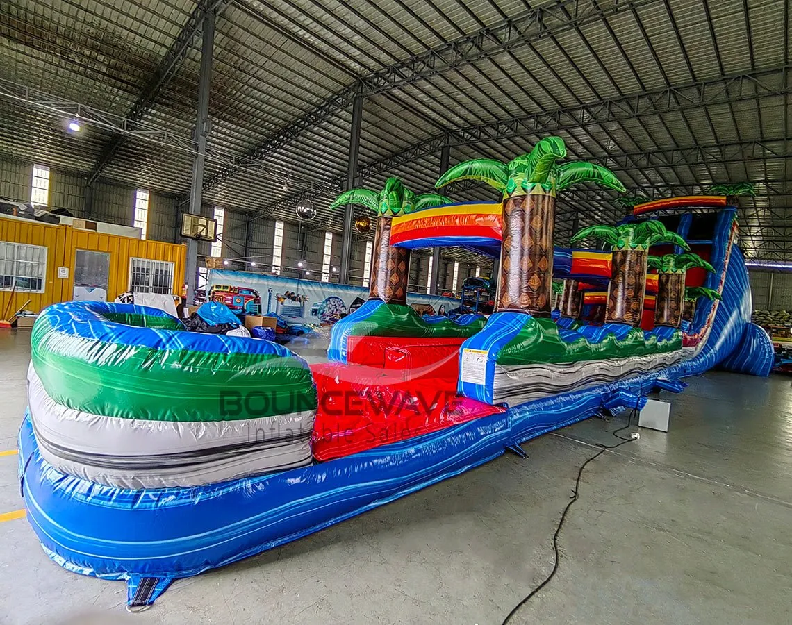24ft Baja Splash DL 2pc Commercial Water Slide with Inflatable Slip & Slide