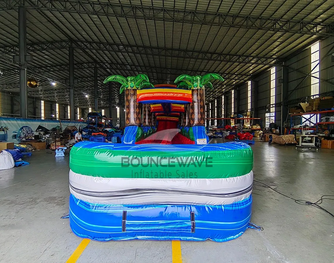 24ft Baja Splash DL 2pc Commercial Water Slide with Inflatable Slip & Slide