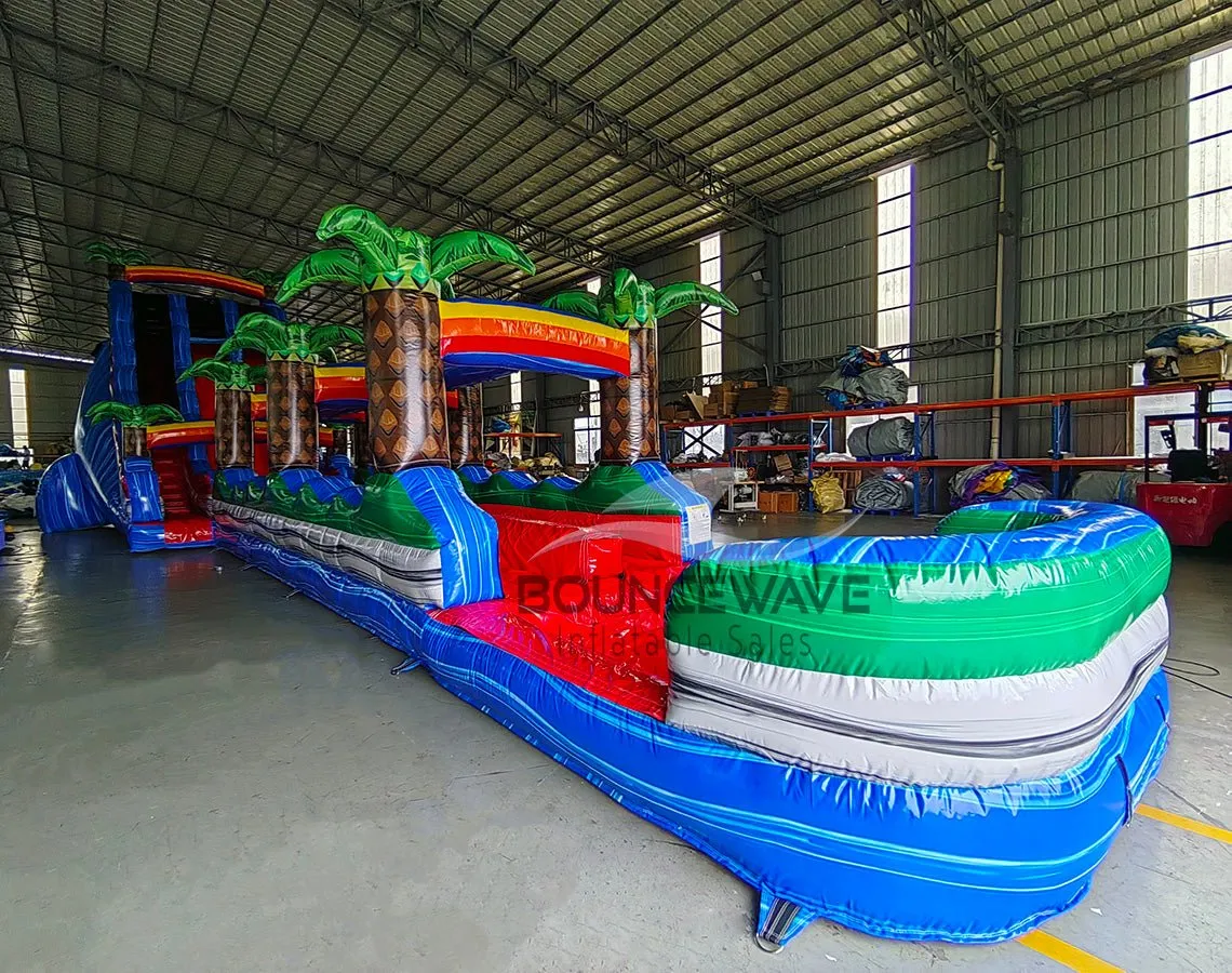 24ft Baja Splash DL 2pc Commercial Water Slide with Inflatable Slip & Slide