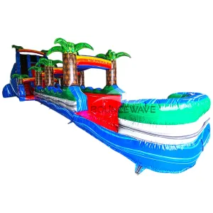 24ft Baja Splash DL 2pc Commercial Water Slide with Inflatable Slip & Slide