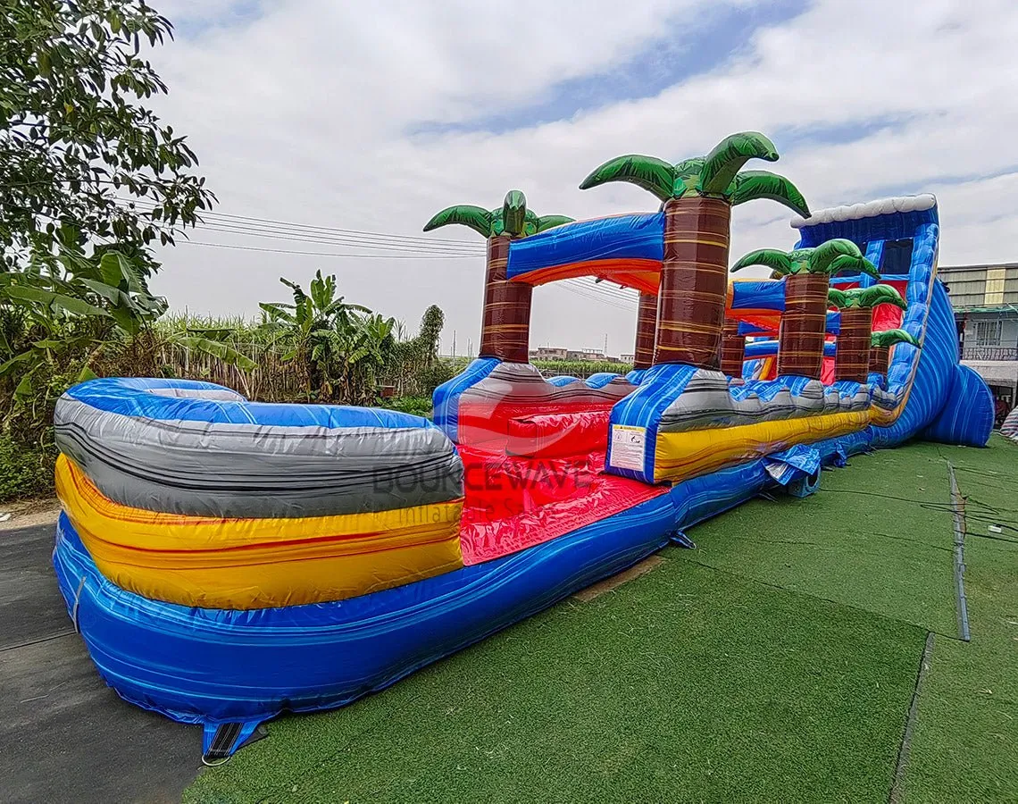 24ft Rip Curl DL 2pc Commercial Water Slide with Inflatable Slip & Slide
