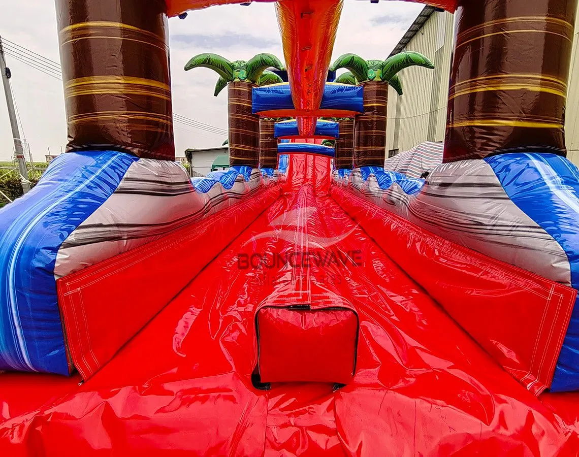 24ft Rip Curl DL 2pc Commercial Water Slide with Inflatable Slip & Slide