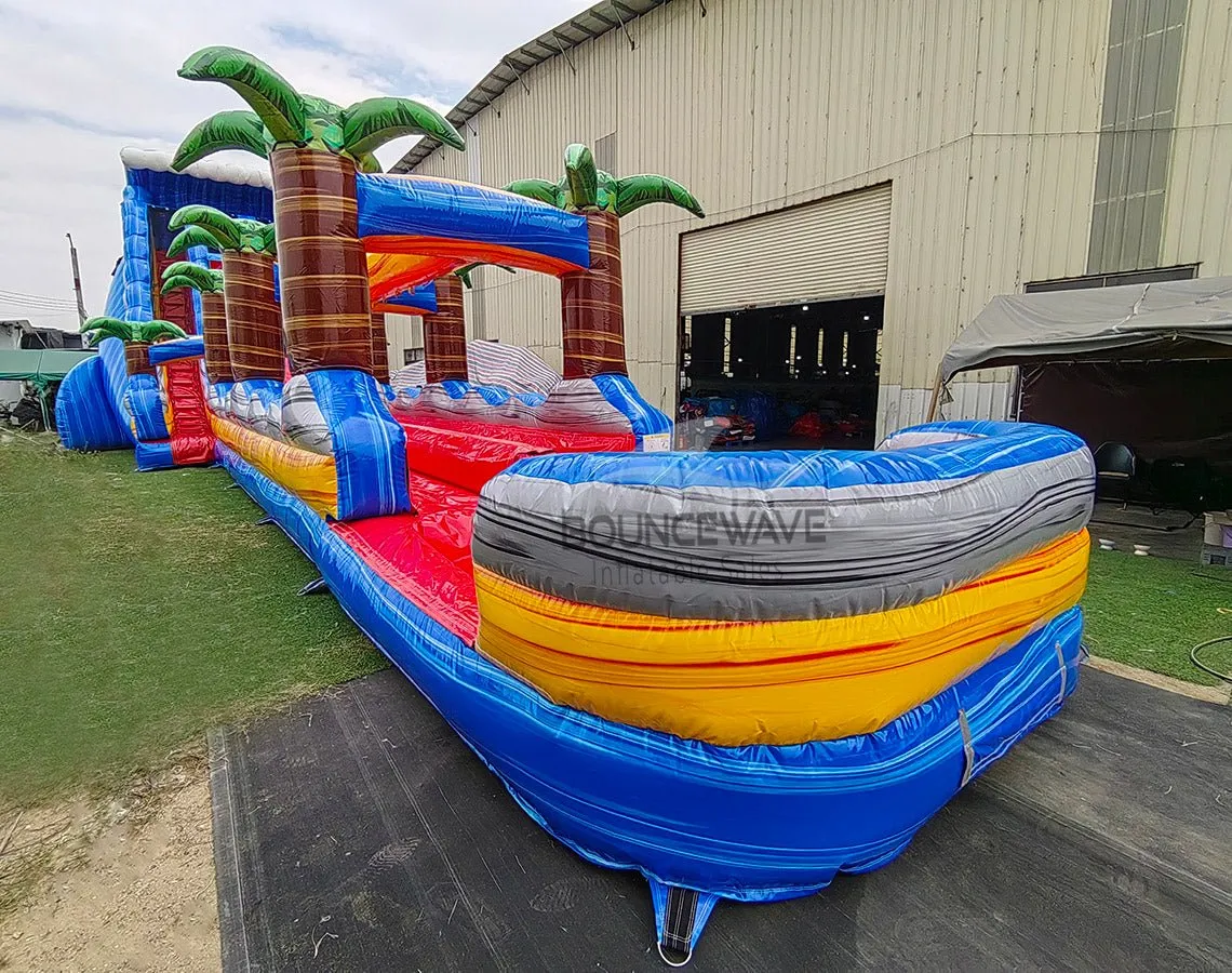 24ft Rip Curl DL 2pc Commercial Water Slide with Inflatable Slip & Slide