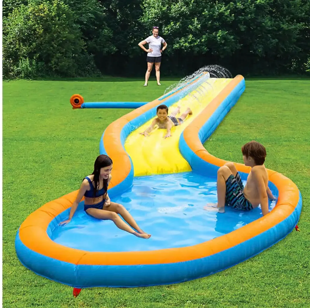 28 ft Slip 'N Slide Air with Pool