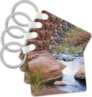 3dRose, Arizona, Slide Rock State Park, Oak Creek - US03 JWI0295 - Jamie and Judy Wild, Key Chain