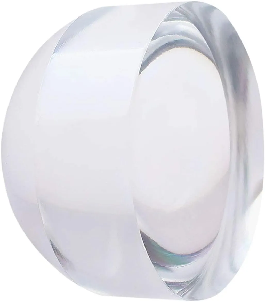 40 X Optical Grade Dome Magnifier Desk Reading Loupe Paperweight 80 MM Optical Half Ball Lens Desk Map Magnifying Mirror Round Shape Reading Aid Hand Polished for Blueprints Newspapers