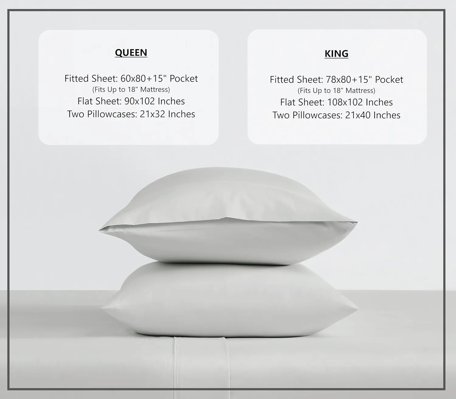 400TC Percale Cotton Khaki King 4 Piece Sheet Set, Solid Themed, for Men and Women, Oeko-TEX Certified Confidence