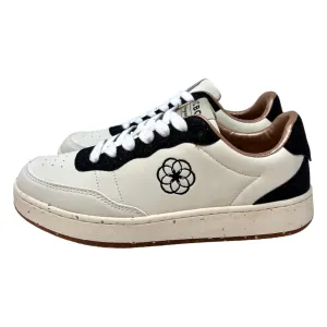 ACBC Sneaker,  Evergreen woman, flower, Glitter, weiß mit schwarz