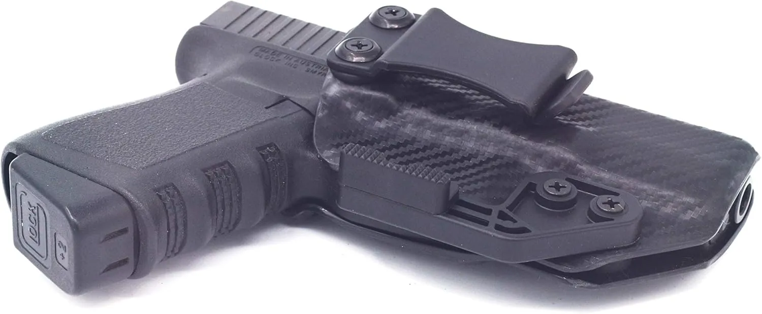 AIWB Series - Compatible with Glock 19/23/32 IWB Kydex Holster Appendix Inside Waistband Concealed Carry Holster Made in USA by Fast Draw USA