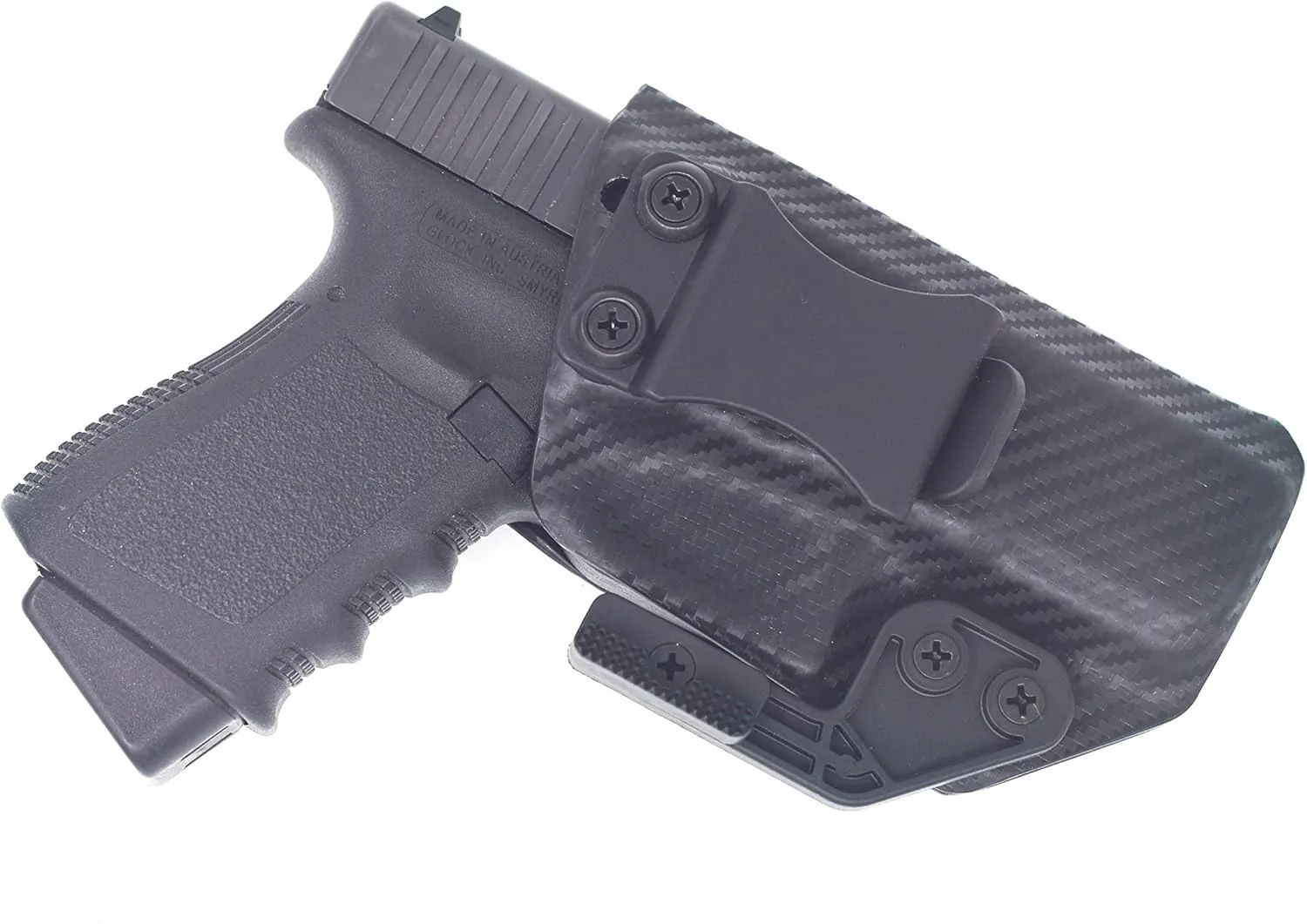 AIWB Series - Compatible with Glock 19/23/32 IWB Kydex Holster Appendix Inside Waistband Concealed Carry Holster Made in USA by Fast Draw USA