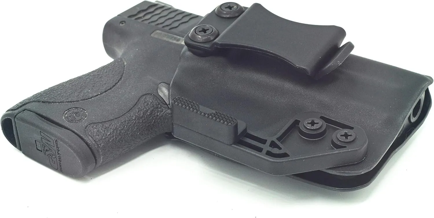 AIWB Series - Compatible with Smith & Wesson M&P Shield Kydex Appendix Carry Inside Waistband Concealed Carry Holster Made in USA