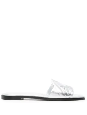Alexander Mc Queen Seal Leather Sandals