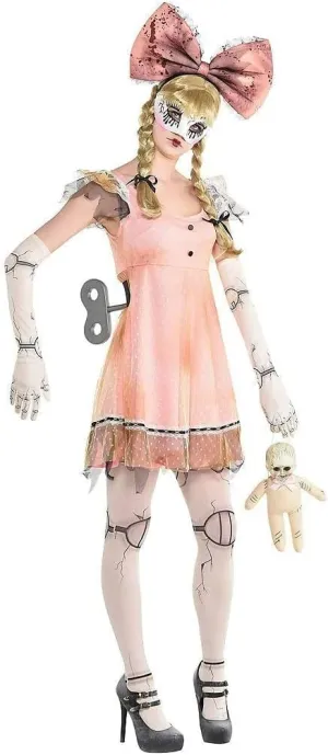 amscan Creepy Doll Wind Up Key Accessory Silver