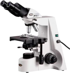 AmScope B690C Siedentopf Binocular Compound Microscope, 40X-2500X Magnification, WH10x and WH25x Super-Widefield Eyepieces, Infinity Objectives, Brightfield, Kohler Condenser, Double-Layer Mechanical Stage