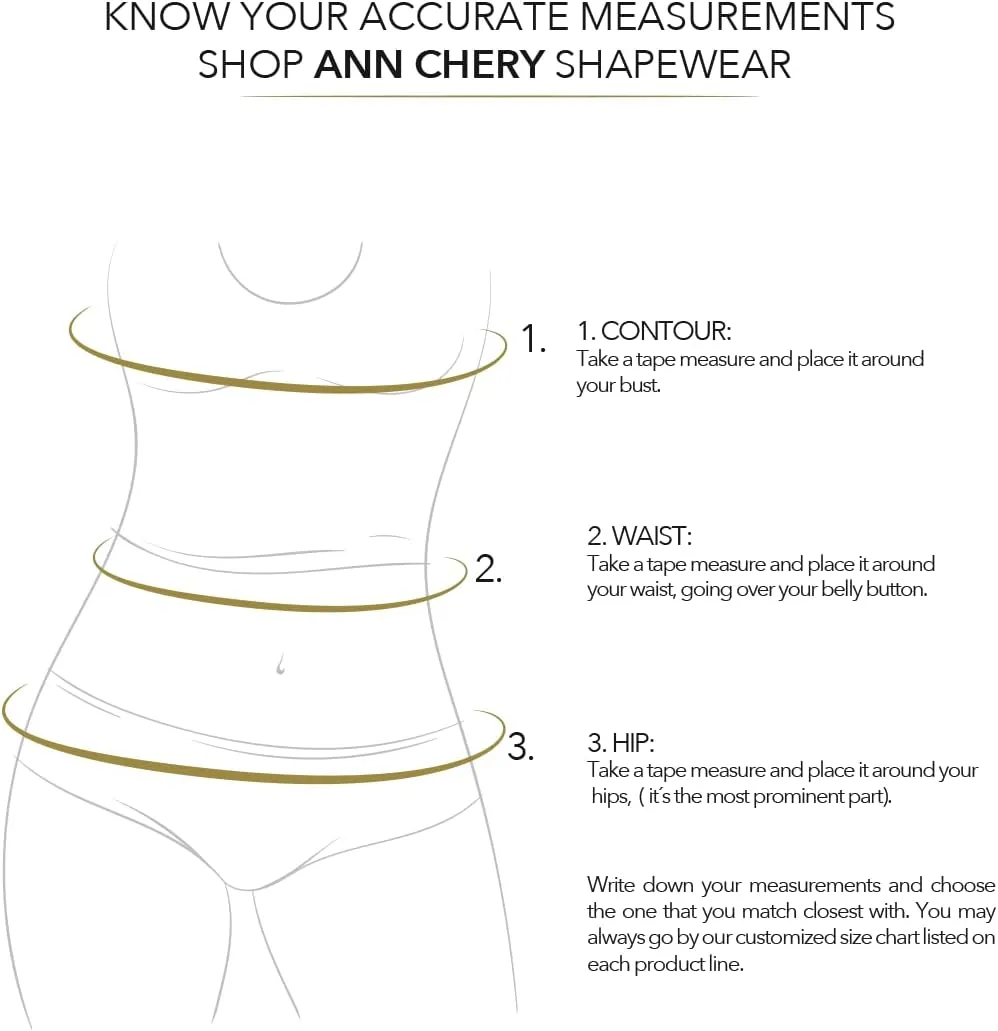 Ann Chery 2021 Latex Waist Trainer for Women |3 Hook Body Shaper|High Compression Colombian Waist Cincher |Daily & Sports Use