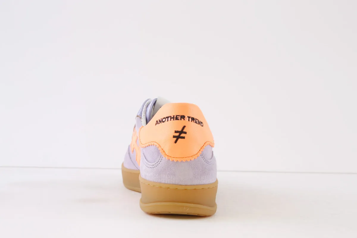 ANOTHER TREND - A032.11.B3 LACED FASHION SHOE - PURPLE COMBI