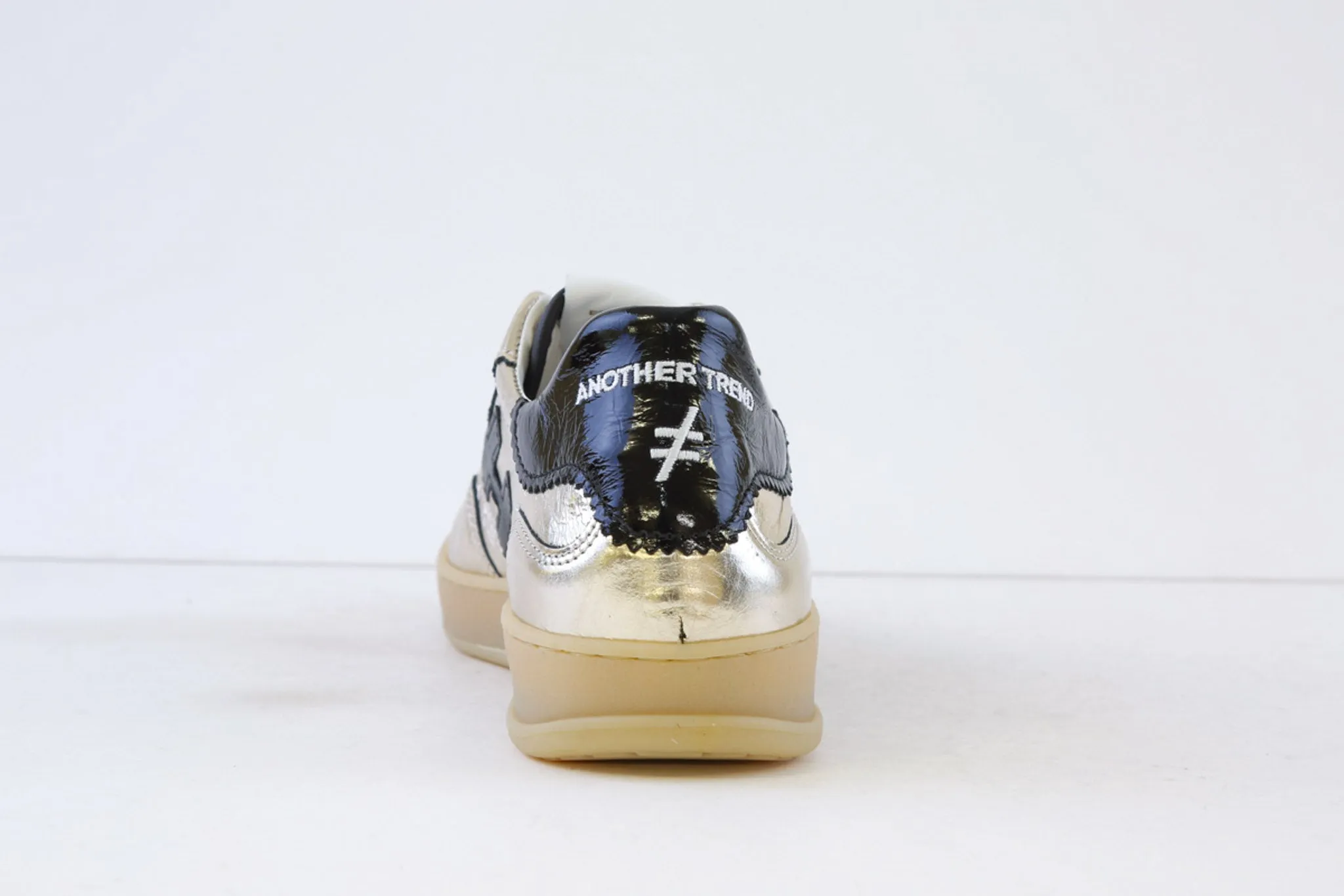 ANOTHER TREND - A032.58.43 LACED FASHION TRAINER - GOLD LEATHER