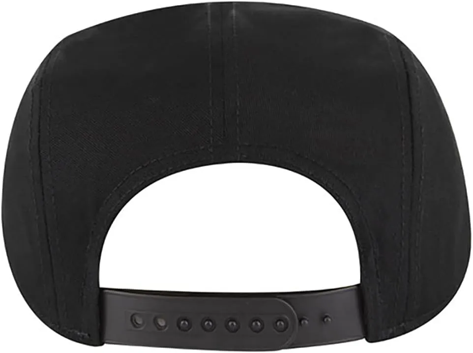 Ashen Fane 5 Panel Superior Cotton Twill Square Flat Visor Adjustable Camper Hat