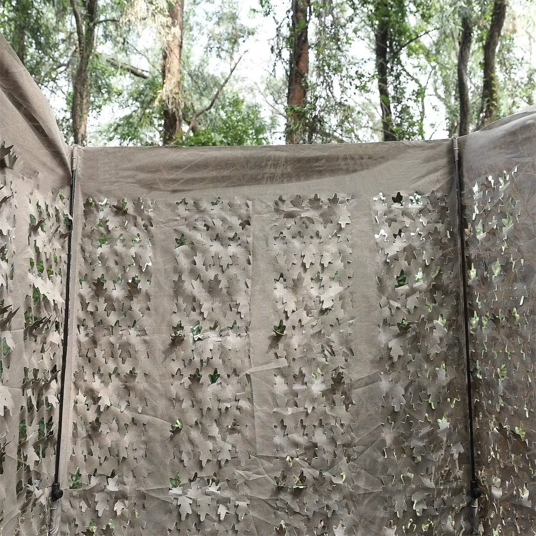 AUSCAMOTEK Ground Blind 5×10 Feet Turkey Duck Deer Blinds Hunting Camouflage Height Adjustable