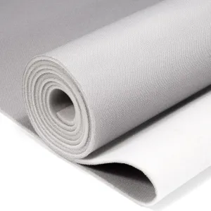 Auto Headliner Fabric 96" L × 60" W Mesh Type with Foam Backing - Tube Packaging - Gray Interior Replacement Material for Car/Truck/SUV/RV Roof - Home Repair/DIY Headliner Material