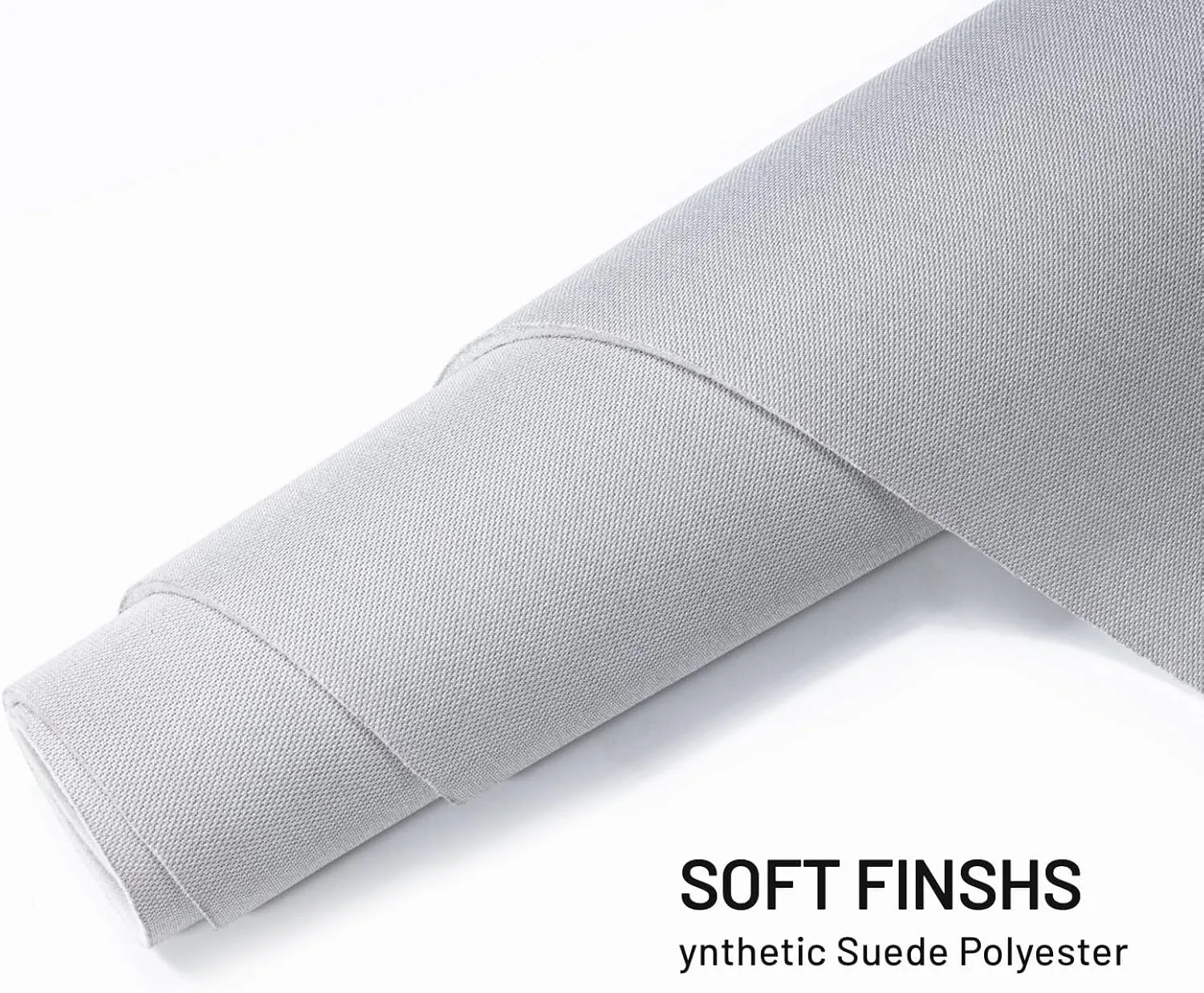 Auto Headliner Fabric 96" L × 60" W Mesh Type with Foam Backing - Tube Packaging - Gray Interior Replacement Material for Car/Truck/SUV/RV Roof - Home Repair/DIY Headliner Material