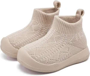 Baby Sock Shoes Girls Baby Walking Shoes Infant Sock Shoes Non Slip Toddler Slip on Tiny Feet Sneakers