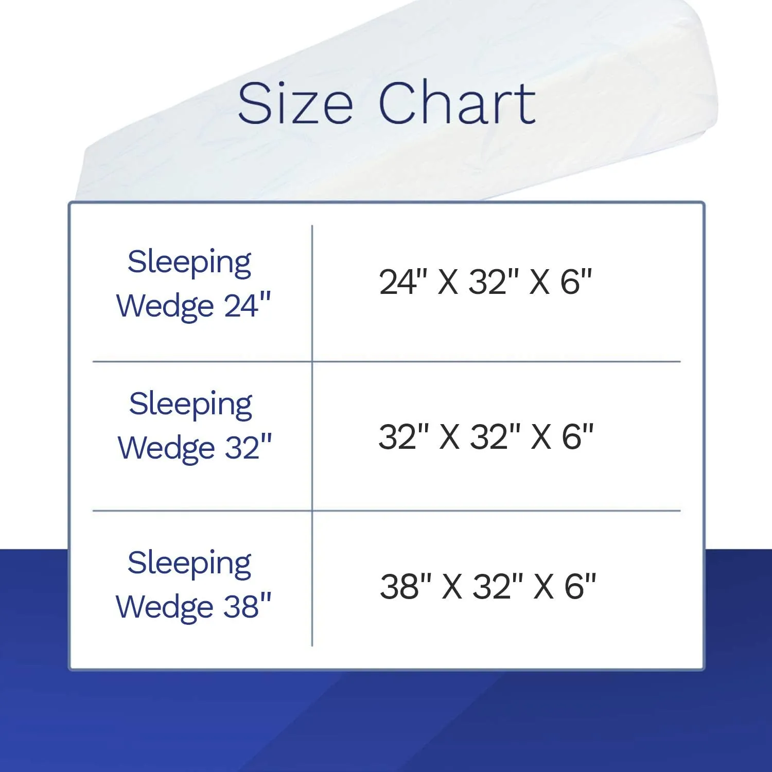 Back Support Systems Acid Reflux Wedge Pillow for Sleeping or Sitting Up - Elevating Wedge Pillow, Memory Foam Pillow for Snoring and GERD - Be Cool, 24x26x6 Inches
