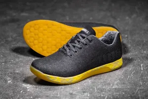 BLACK HEATHER YELLOW TRAINER (WOMEN'S)