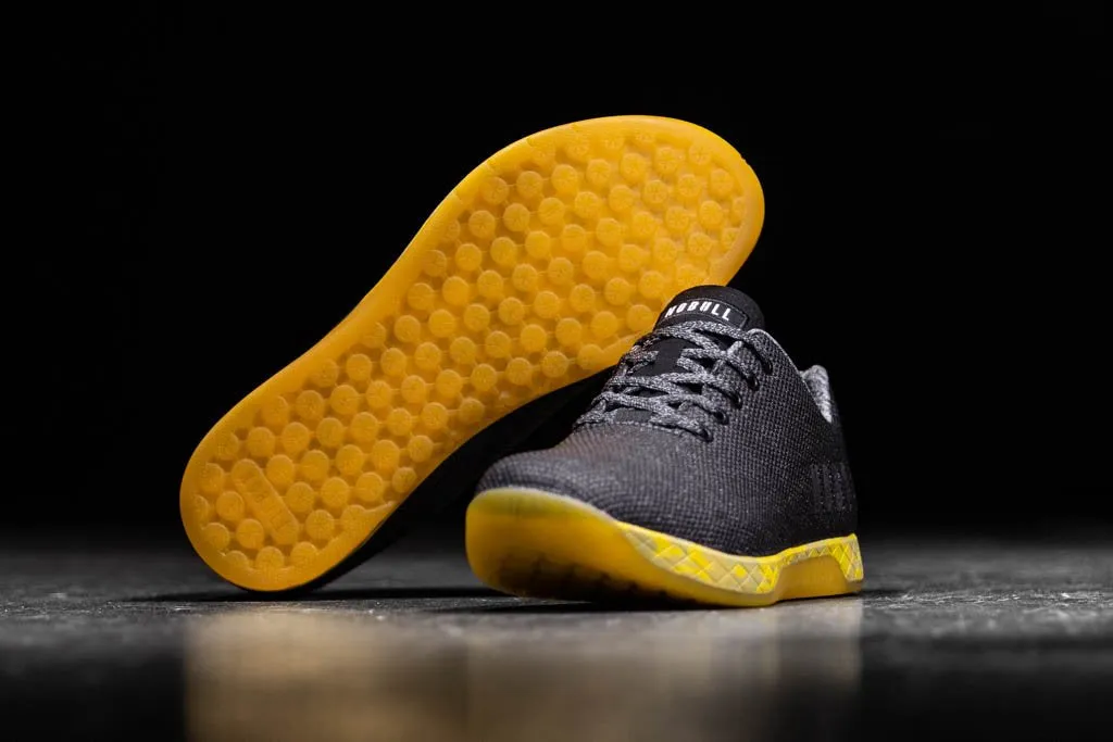 BLACK HEATHER YELLOW TRAINER (WOMEN'S)