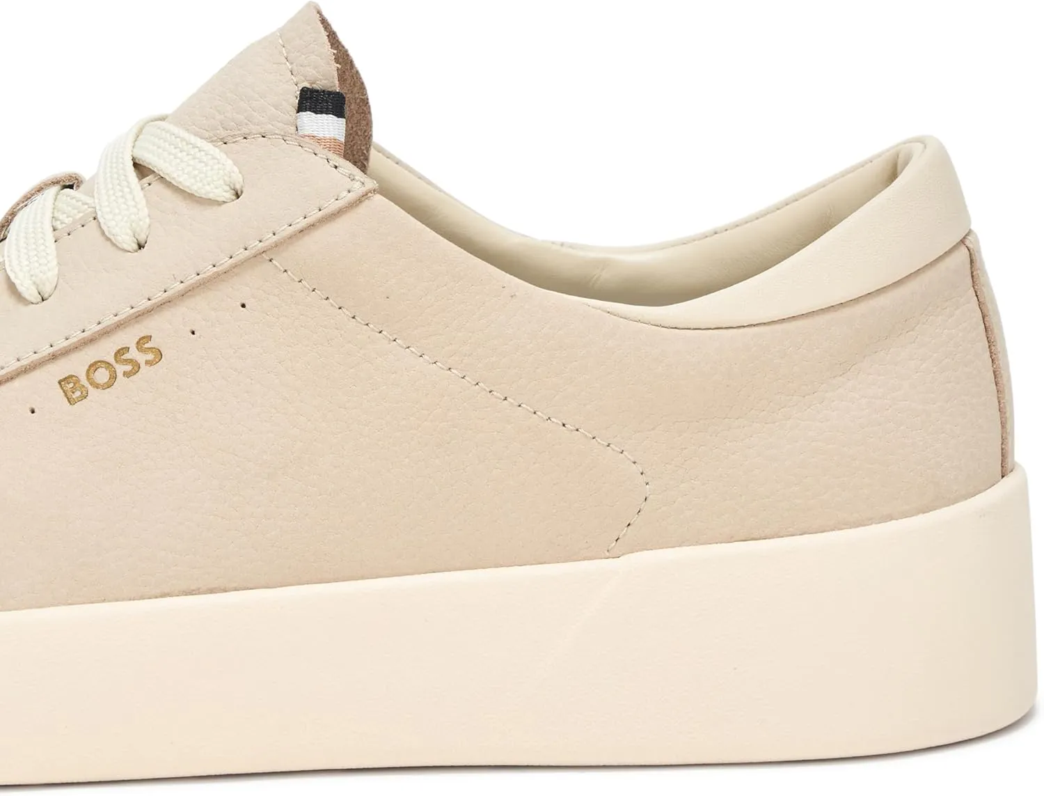 BOSS Men's Belwar Smooth Leather Low Top Sneaker