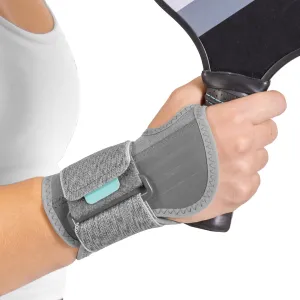 BraceAbility Wrist Support for Men and Women - Tennis and Pickleball Wrist Brace, Sports Injury Relief, Sprained Wrist Recovery, Tendonitis Support, Cycling, Volleyball, Golf - Right Hand (Small)