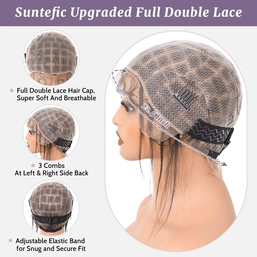 Braided Wig Cap With Baby Hair Crochet Wig Cap For Crochet Braids Hair Glueless Double Full Hd Lace Wig Caps For Black Women (Black-113)