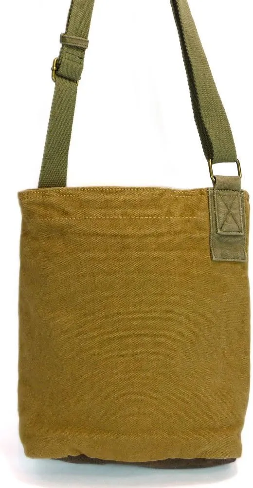 Chala Canvas Crossbody Messenger handBags with Keyfob/Coin Purse- (Boston Terrier)