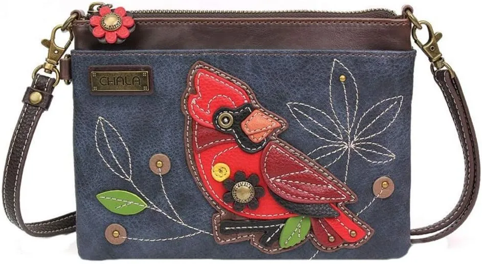 Chala Cardinal Mini Crossbody Handbag Bird Lover