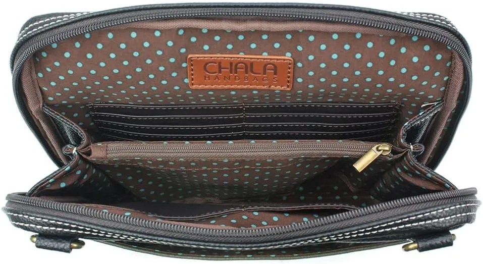 CHALA Companion Organizer Crossbody with Adjustable Strap and Built-In Wallet