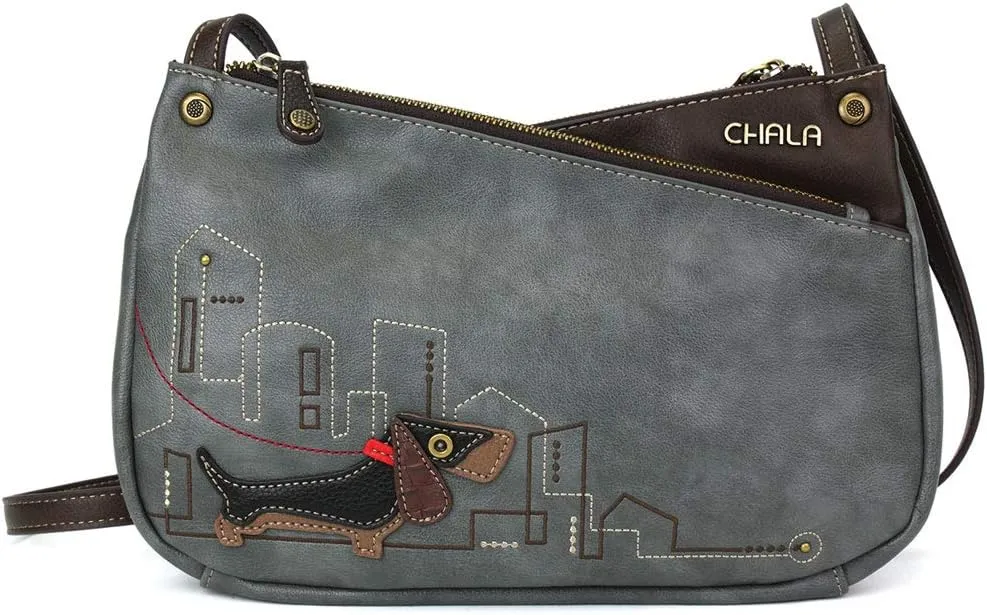 CHALA Criss Crossbody Shoulder Bag Handbag in PU Leather - MultiColor