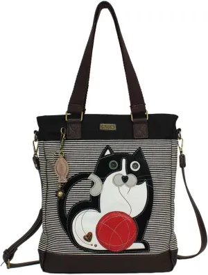 Chala Fat Cat Work Tote Shoulder Bag - Cat Lovers Gifts Cat Mom