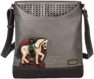 Chala Handbags Horse Sweet Messenger Bag Purse, Horse Lover