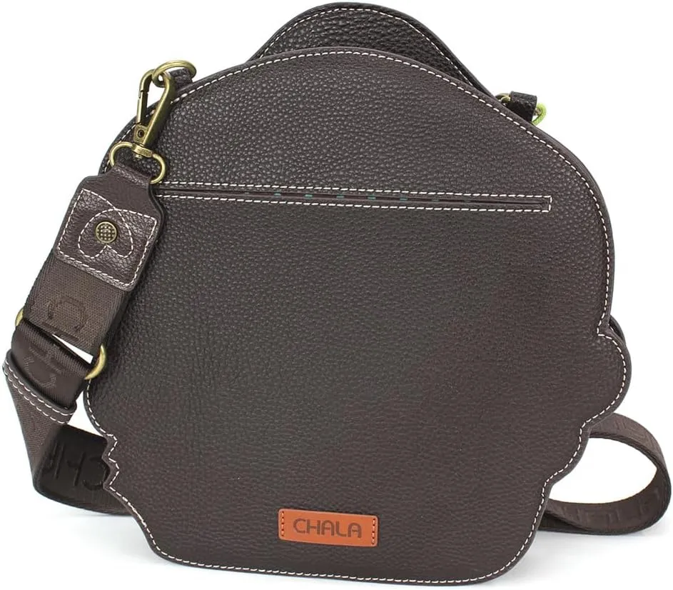 CHALA Novelty Purse - Women RFID Protected Pal Purse with Adjustable Crossbody Strap