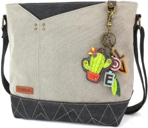 CHALA Prism Crossbody - Charming Charms Cactus LOVE - Gray