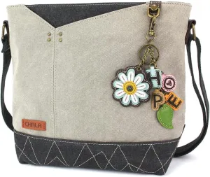 CHALA Prism Crossbody - Charming Charms Daisy HOPE - Gray