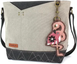 CHALA Prism Crossbody - Flamingo - Gray